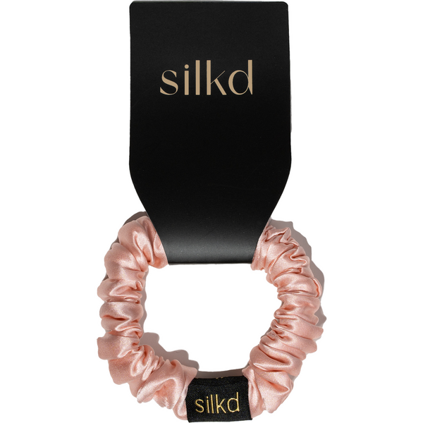 Silkd Elastic de par matase roz somon S
