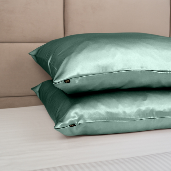 Silkd Set fete de perna matase verde menta 22 momme