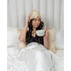 Silkd Turban matase bej