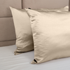 Silkd Fata de perna matase bej 22 momme - Personalizata 68x80