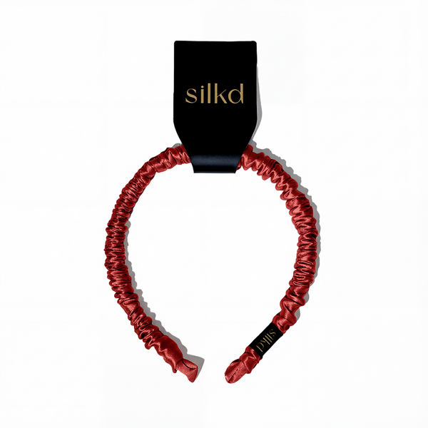 Silkd Bentita de par matase fashion rosie