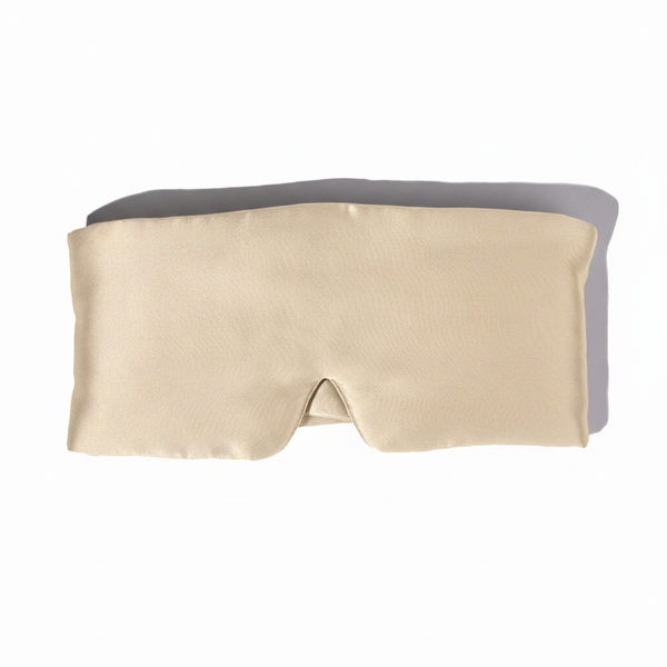 Silkd Masca de dormit blackout matase bej