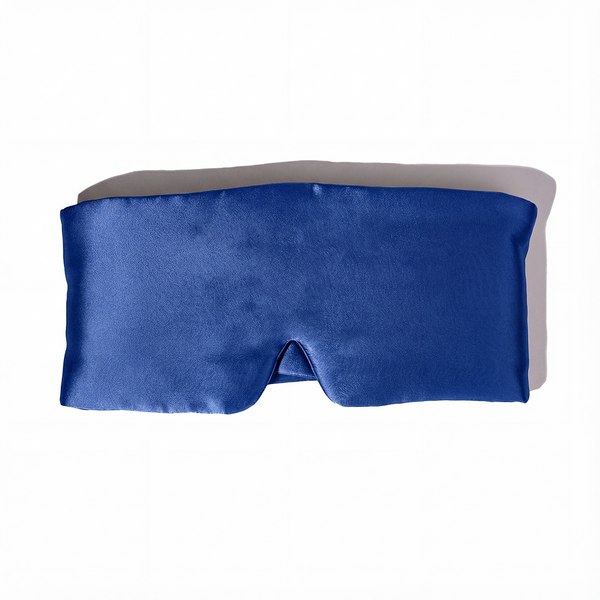 Silkd Masca de dormit blackout matase albastru royal