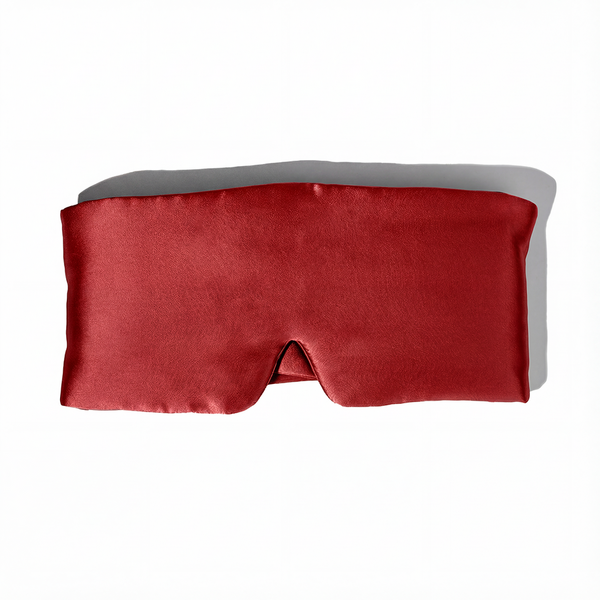 Silkd Masca de dormit blackout matase rosu
