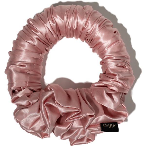 Silkd Ondulator fara caldura matase tip elastic de par roz somon