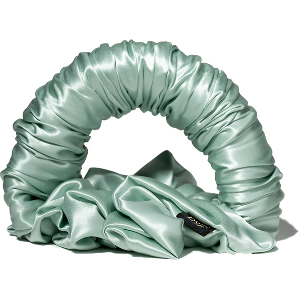 Silkd Ondulator fara caldura matase tip elastic de par  verde menta