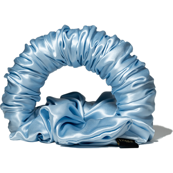 Silkd Ondulator fara caldura matase tip elastic de par baby blue