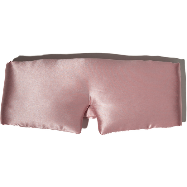 Silkd Masca de dormit blackout 3D matase roz somon