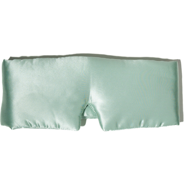 Silkd Masca de dormit blackout 3D matase verde menta