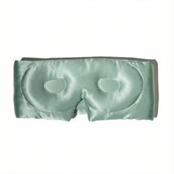 Masca de dormit blackout 3D matase verde menta