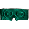 Silkd Masca de dormit blackout 3D matase verde smarald