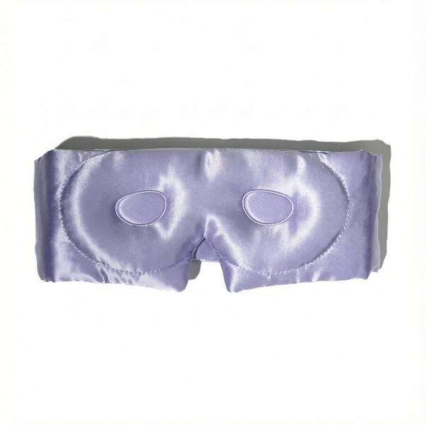 Silkd Masca de dormit blackout 3D matase lila