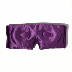 Masca de dormit blackout 3D matase mov