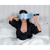 Silkd Masca de dormit blackout 3D matase baby blue