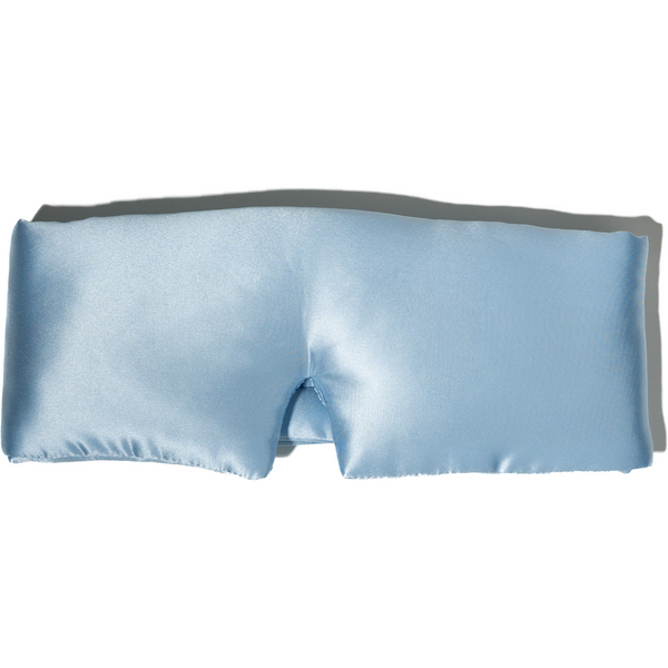 Silkd Masca de dormit blackout 3D matase baby blue