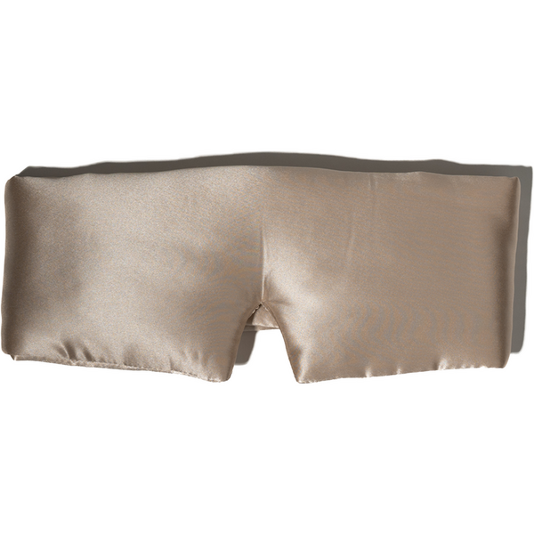 Silkd Masca de dormit blackout 3D matase bej