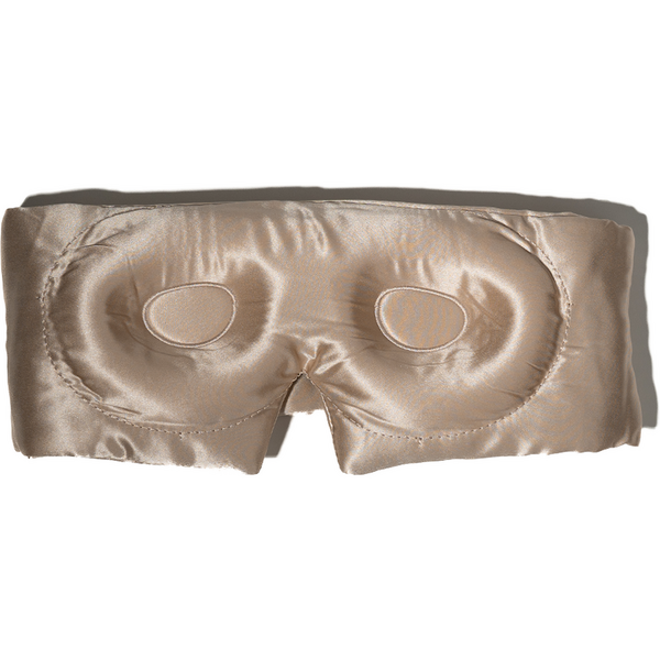 Silkd Masca de dormit blackout 3D matase bej