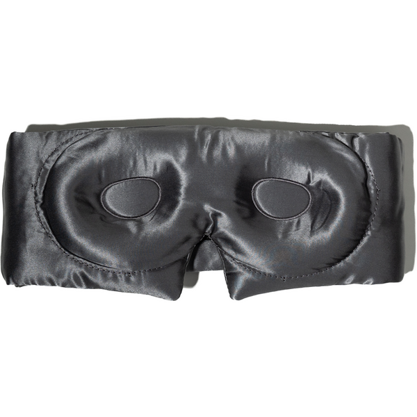 Silkd Masca de dormit blackout 3D matase gri