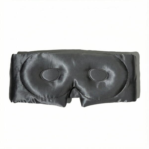 Silkd Masca de dormit blackout 3D matase gri