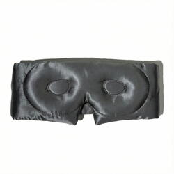 Masca de dormit blackout 3D matase gri