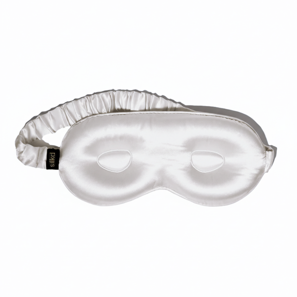 Silkd Masca de dormit matase alba